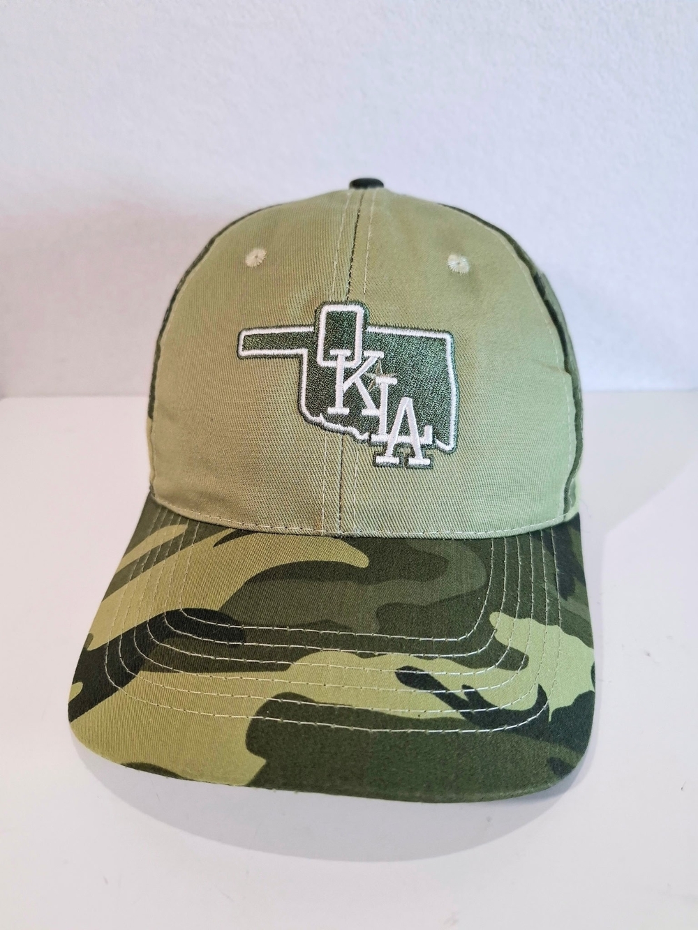 Vintage Camo Oklahoma Dodgers Baseball Cap